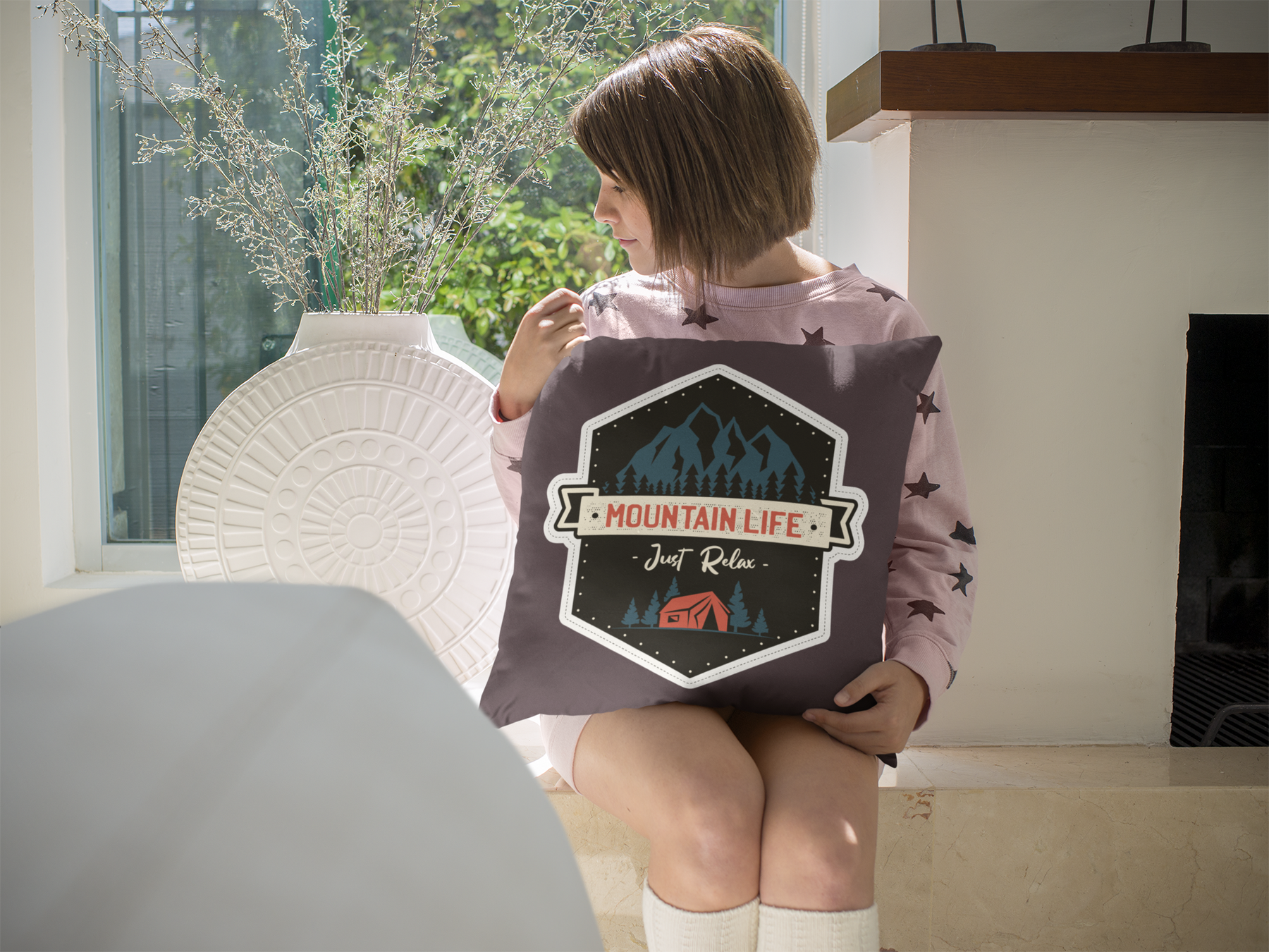 🏔️🌲 Mountain Life – Just Relax | DTF Transfer FT683