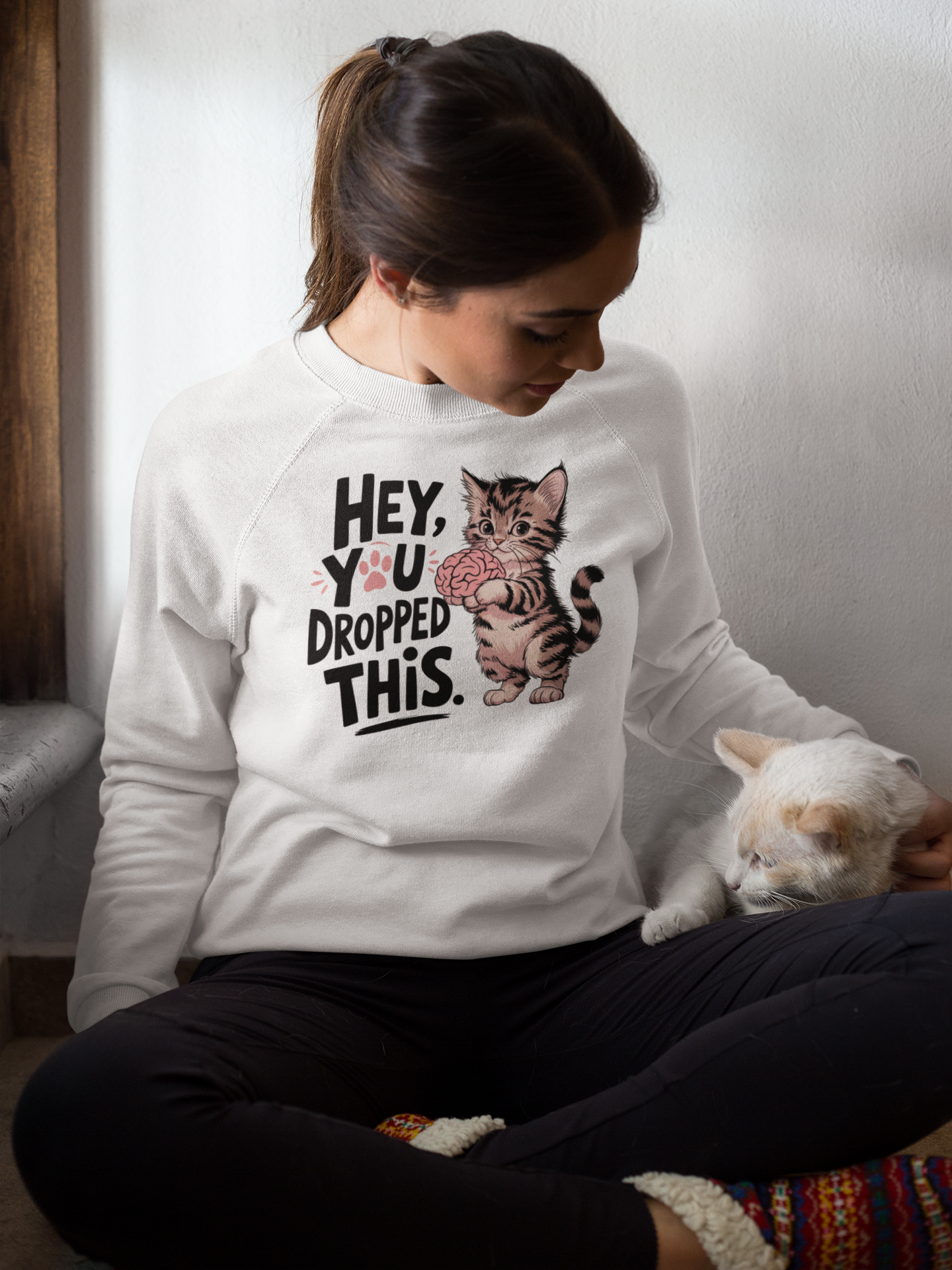 Sarcastic Cat – Hey, You Dropped This FT36