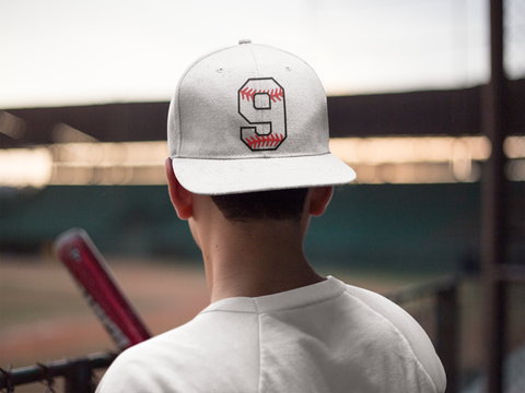 ⚾ Pro Baseball Number “9” – Stitched Edge | DTF Transfer FT1183