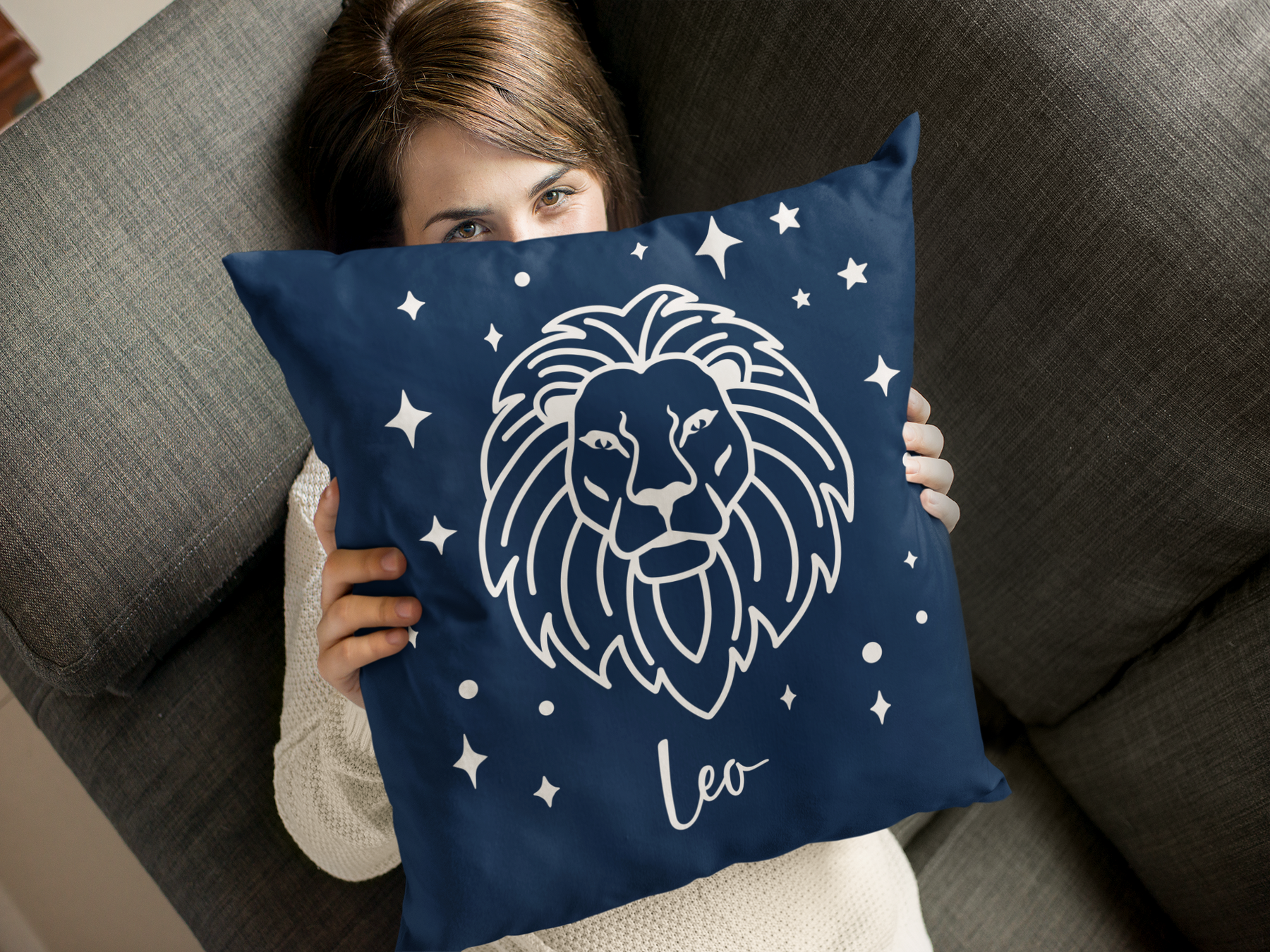 ♌🦁 Leo Zodiac – Sovereign Presence DTF Transfer FT907